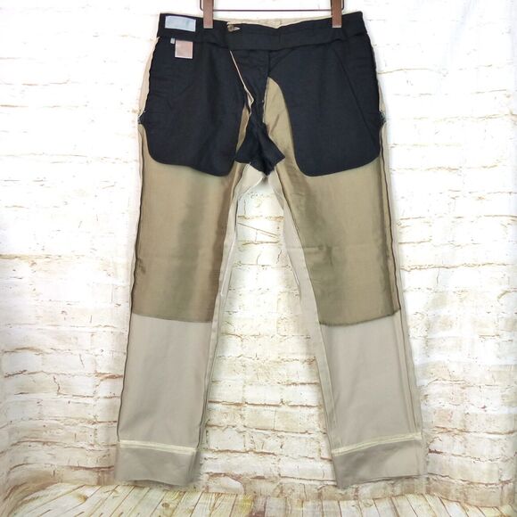 Dior Homme Cargo Trouser Men 54 Khaki Utility 34x29 Altered Y2K Hedi Slimane VTG - Picture 14 of 16